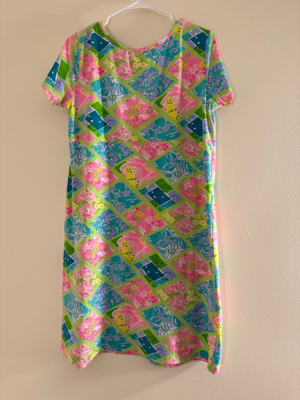 SALE LILLY PULITZER Vintage Sea Life Print Dress - Picture 2 of 5